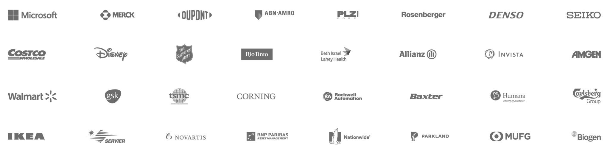 Logotipos de clientes